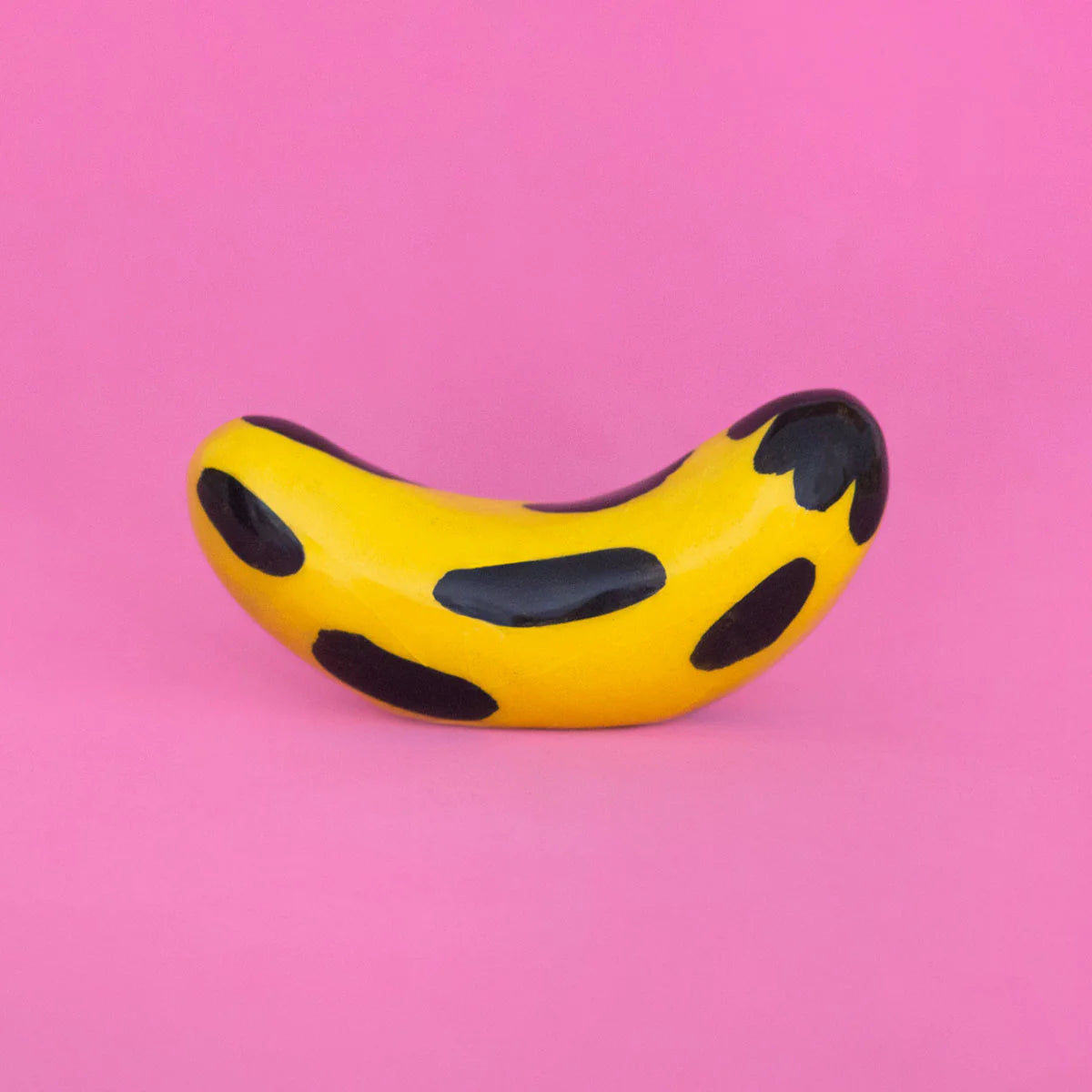 Ana Seixas Hungry Banana Tiny Ceramic Sculpture