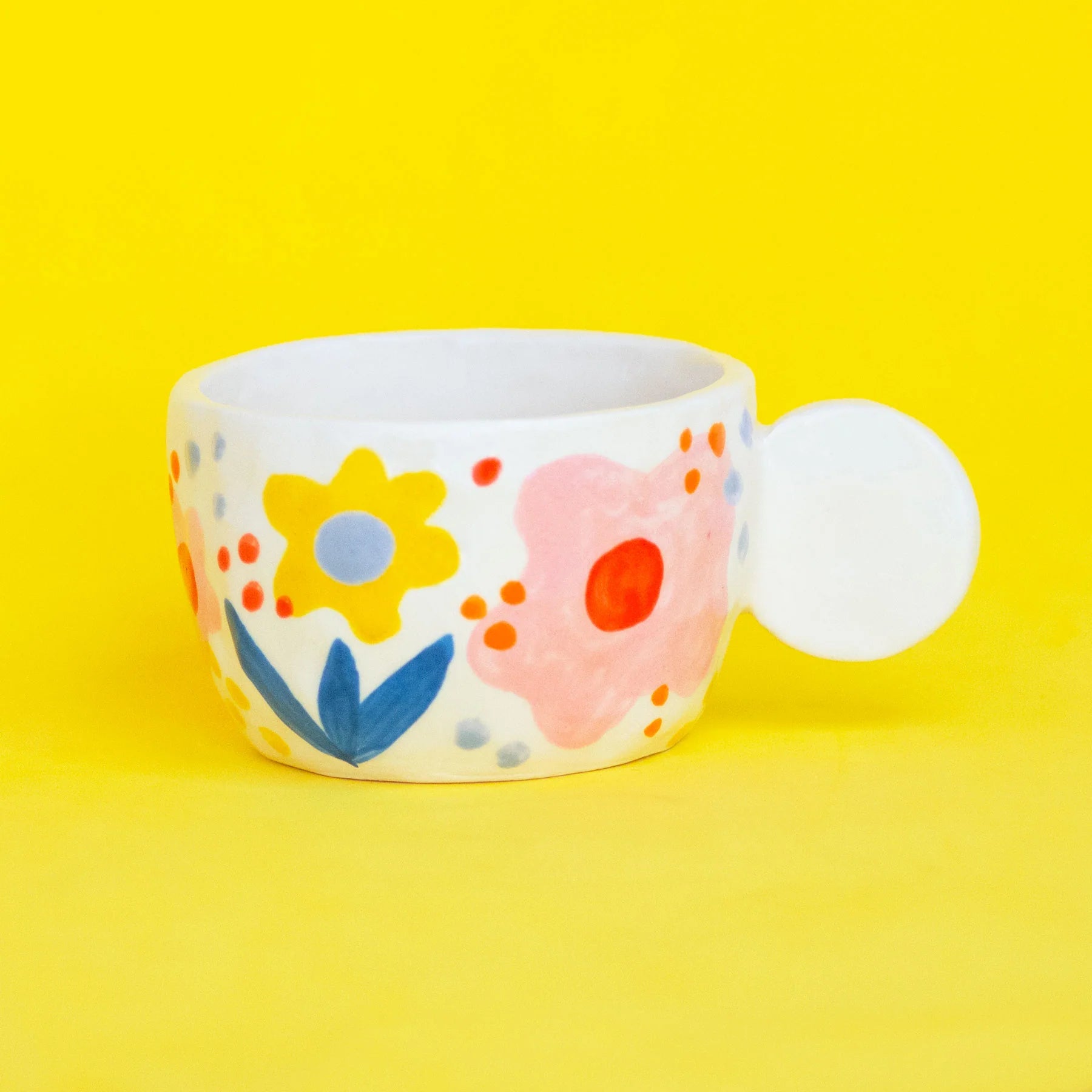 Ana Seixas Floral Ceramic Cup