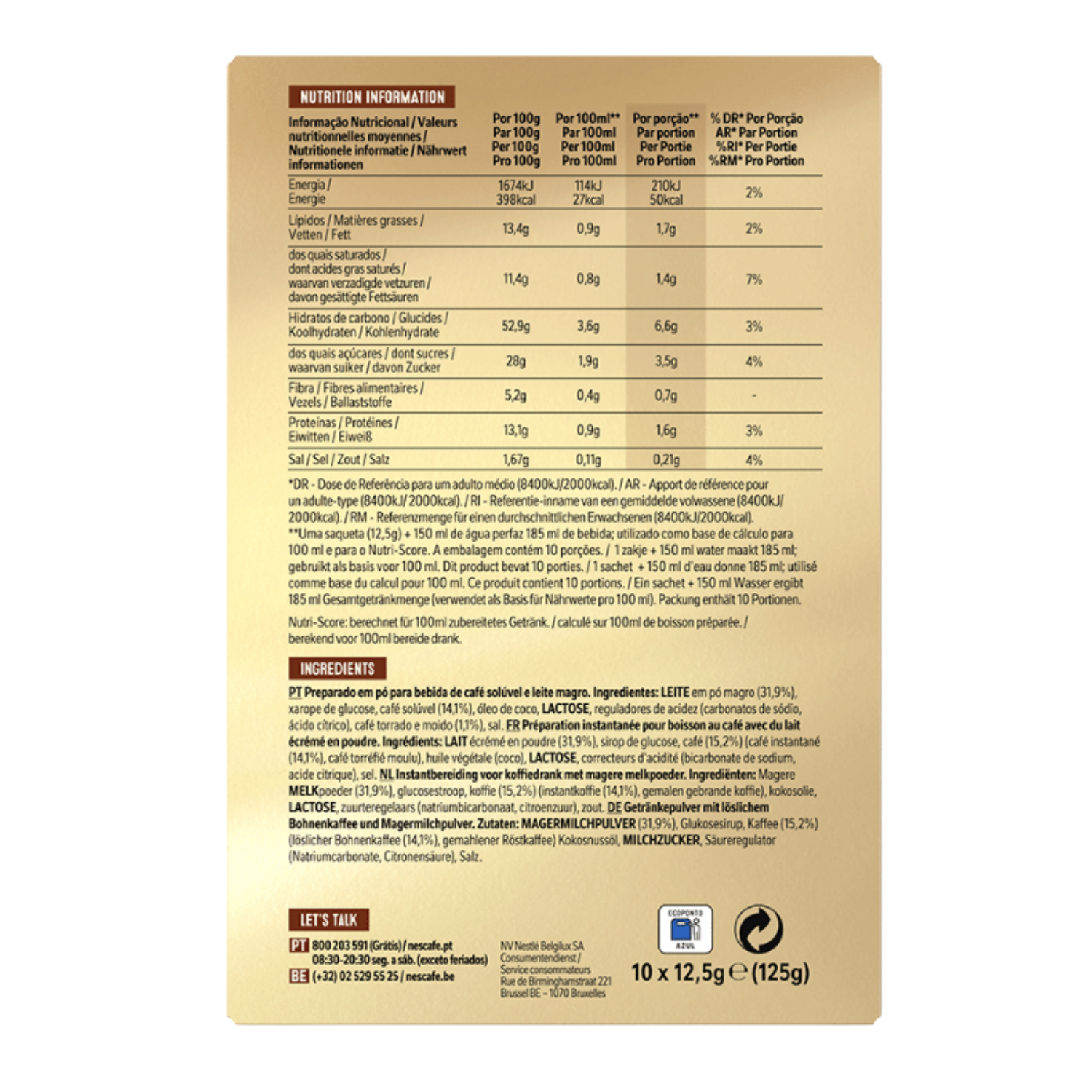 Nescafe Cappuccino - Intense