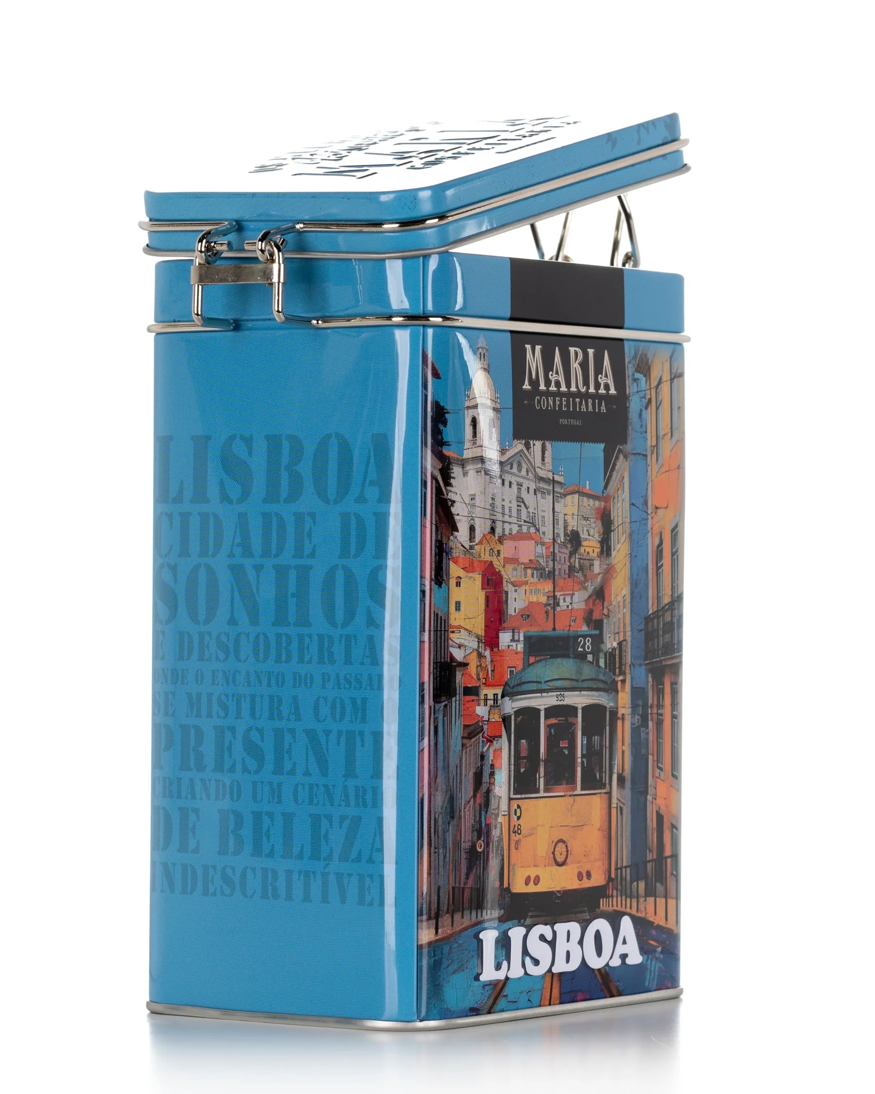 Maria Confeitaria Tin of Apple and Cinnamon Cookies - Lisbon Tin