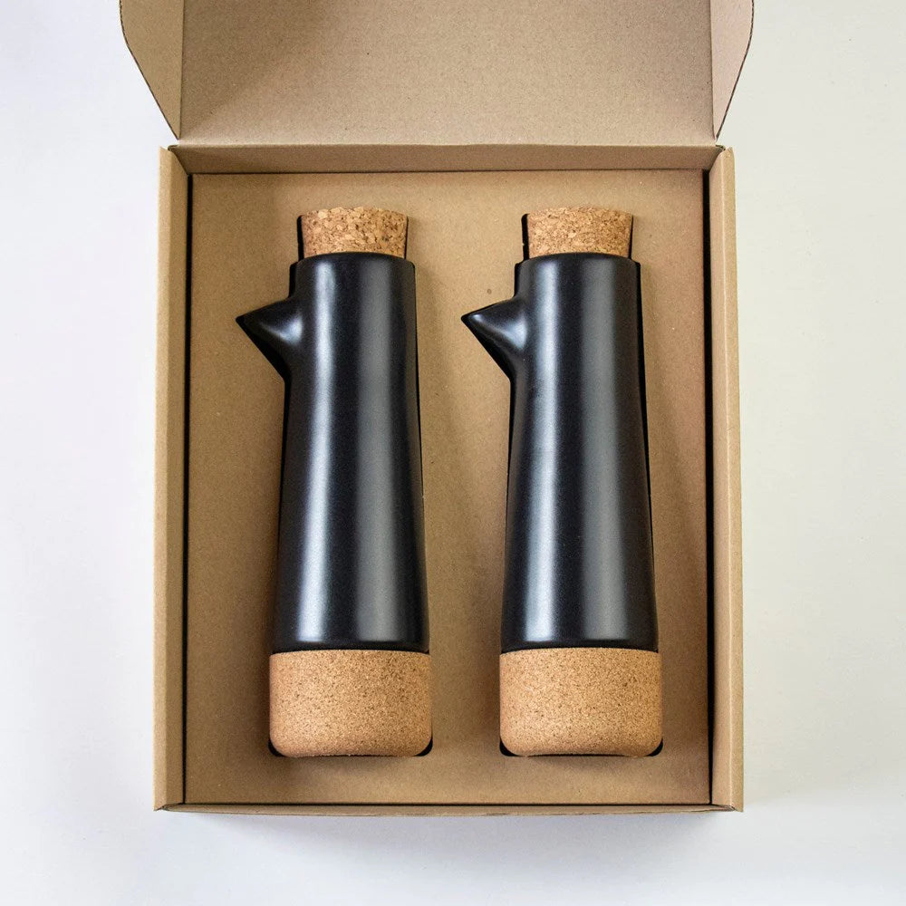 LIGA Ceramic Gift Set | Oil + Vinegar Dispenser