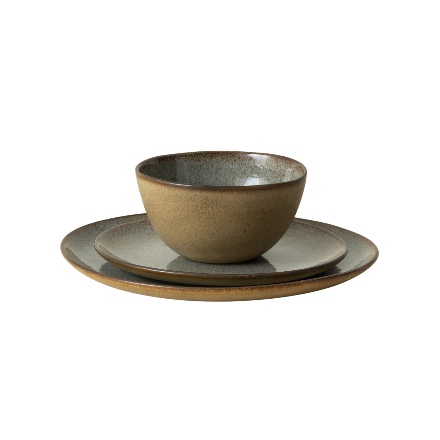 Terrafina Light Blue Flower Seeds - 12 Piece Set with Cereal Bowl