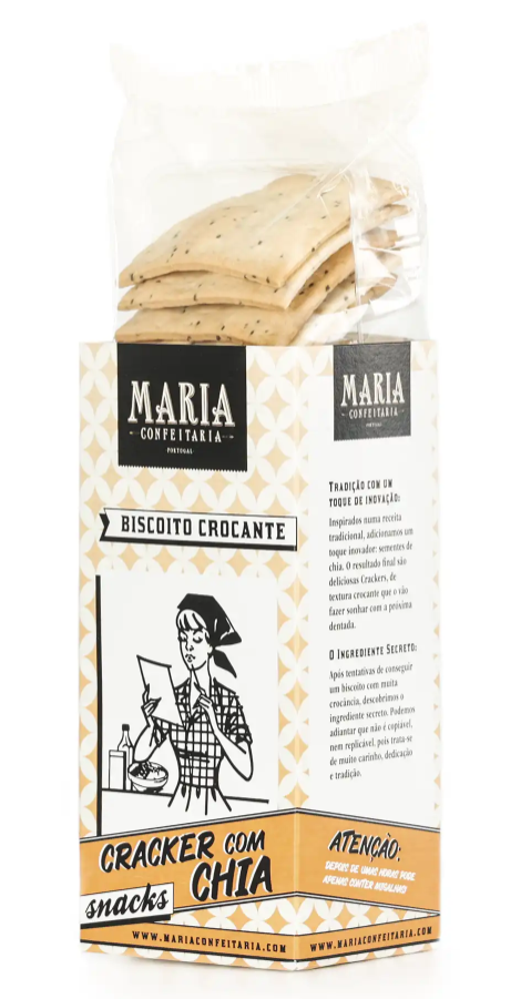 Maria Confeitaria Chia Crackers