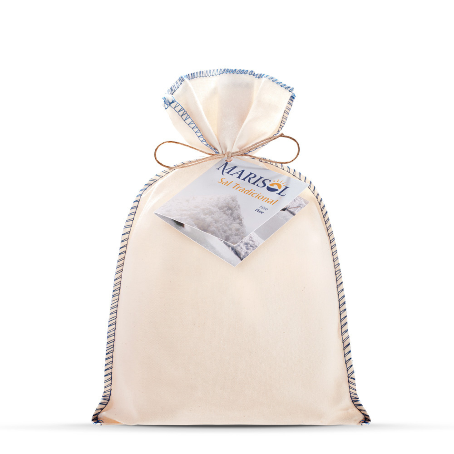 Marisol Traditional 500g of Fine Organic Sea Salt in Cloth Bag