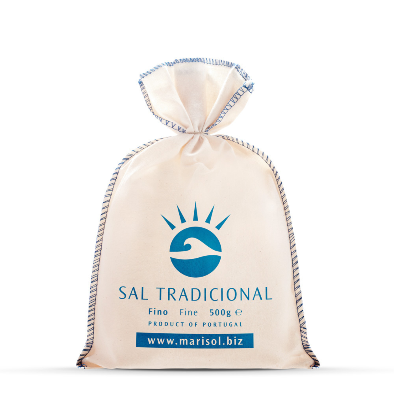 Marisol Traditional 500g of Fine Organic Sea Salt in Cloth Bag