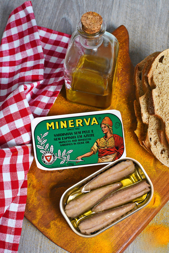 Minerva Skinless and Boneless Sardines in Olive Oil