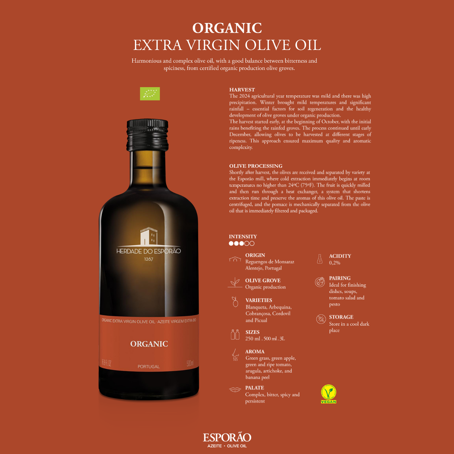Herdade do Esporão Organic Extra Virgin Olive Oil