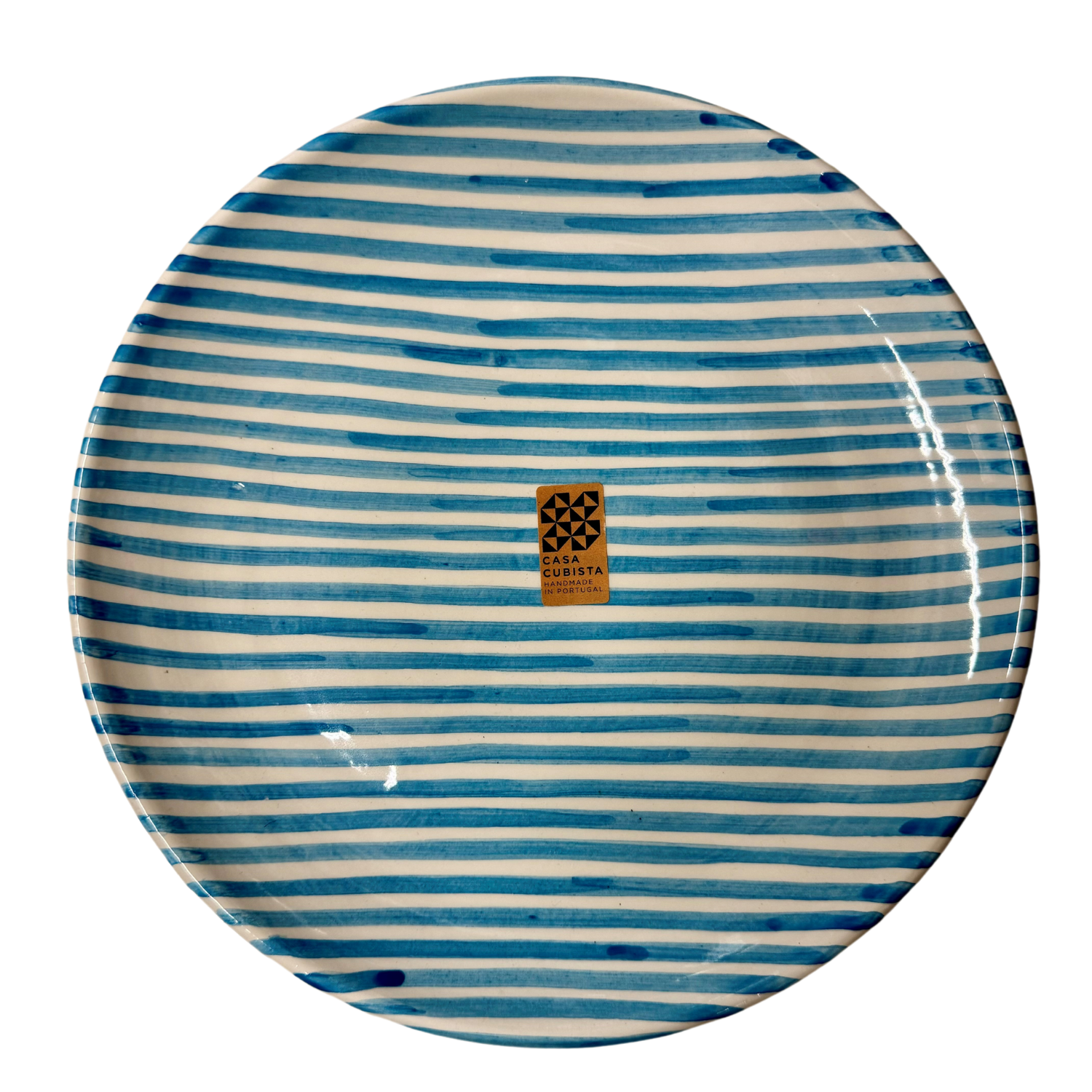 Casa Cubista Large Plate - Stripe