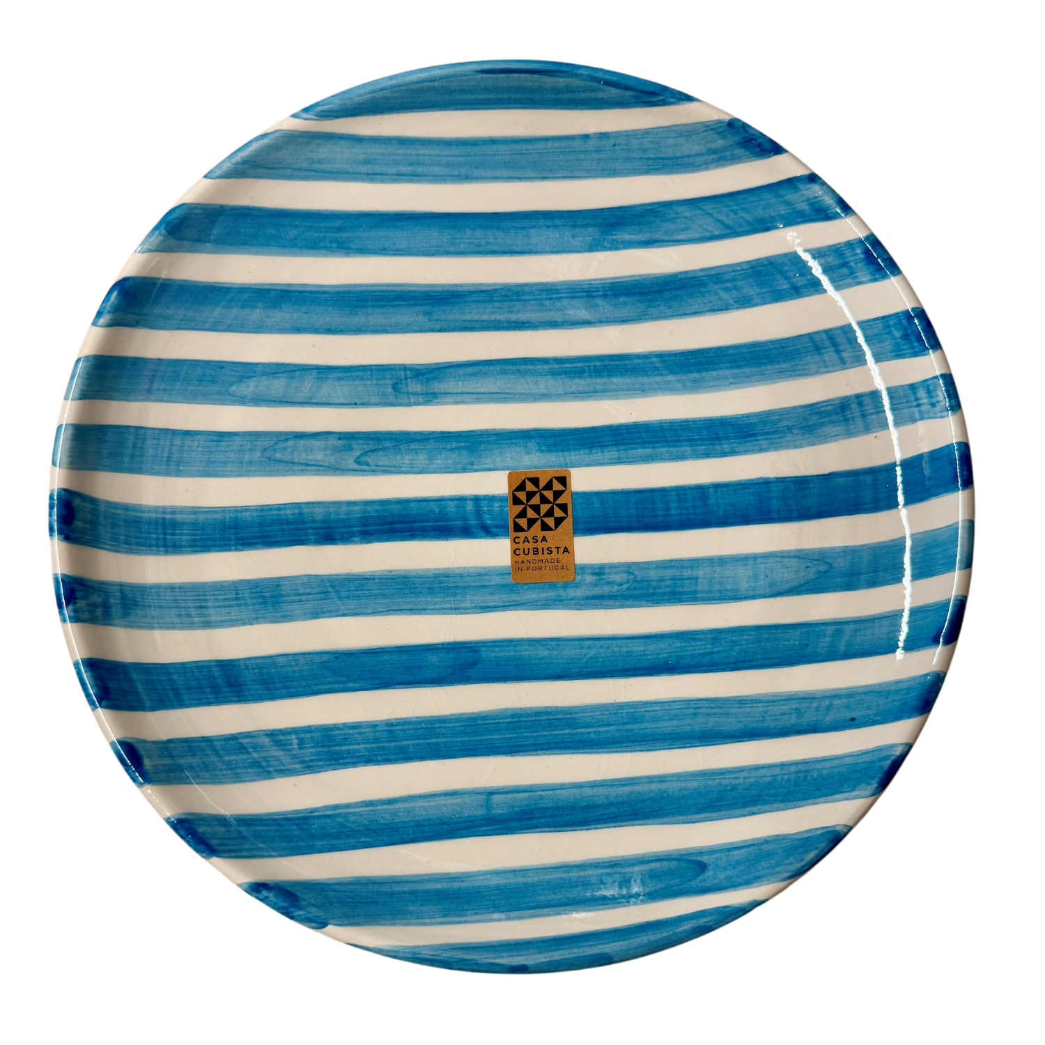 Casa Cubista Large Plate - Bold Stripe
