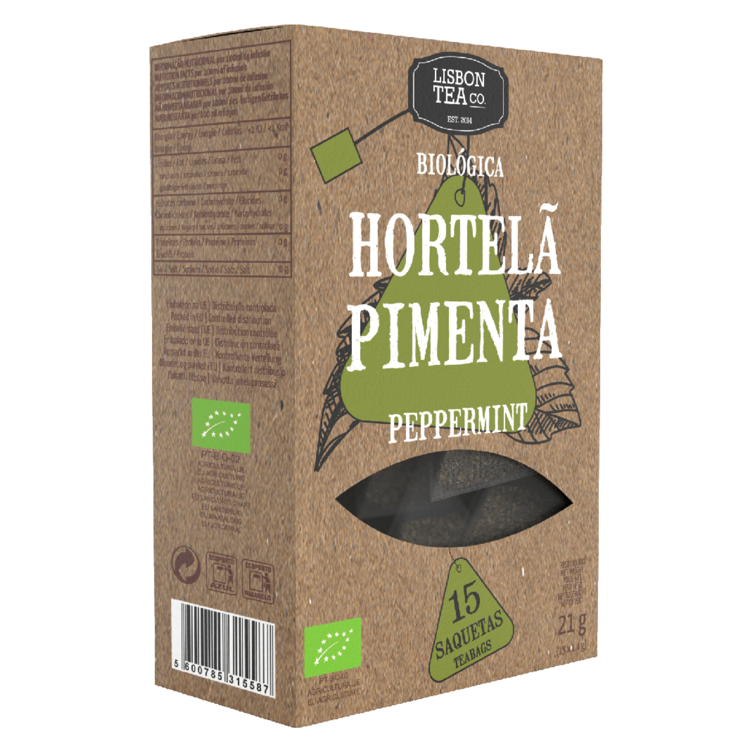 Lisbon Tea Co. Organic Peppermint Tea