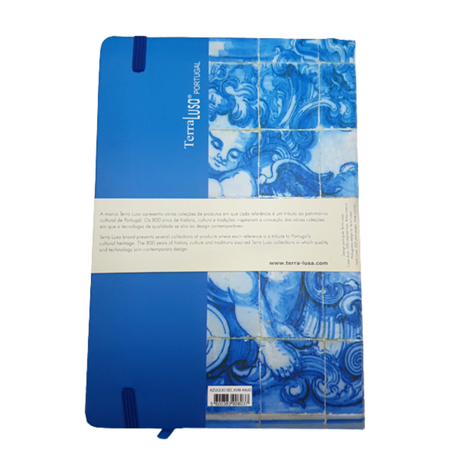 Terra Lusa 18th Century Portuguese Tiles Angel Notebook