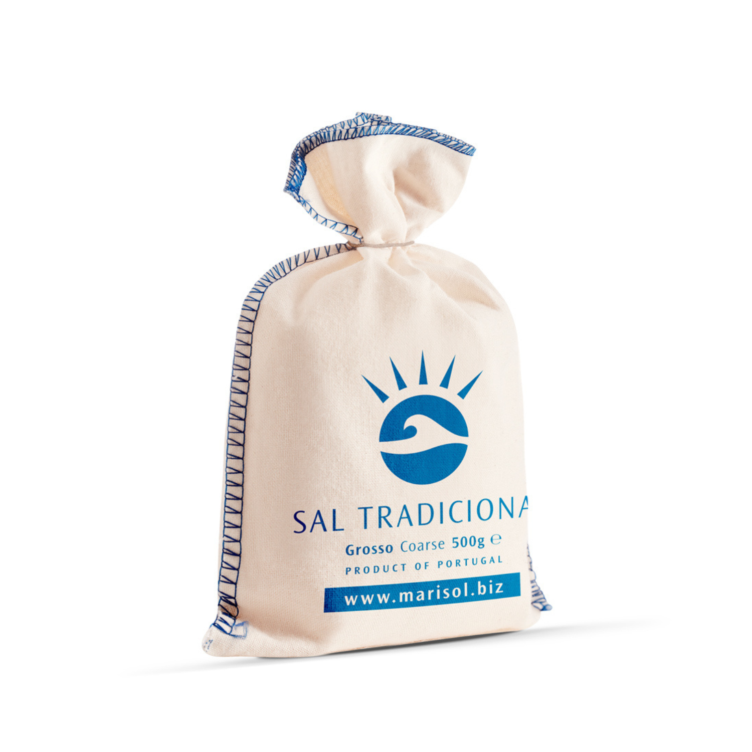 Marisol Traditional 500g of Coarse Organic Sea Salt in Cloth Bag