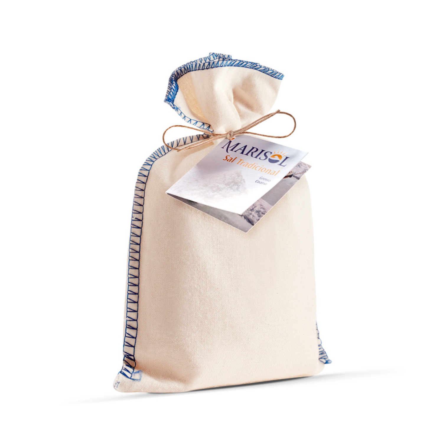 Marisol Traditional 500g of Coarse Organic Sea Salt in Cloth Bag