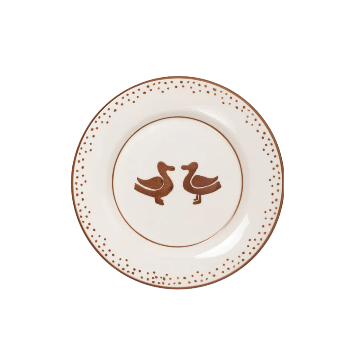 Valsa Patos Hand-Painted Dessert Plate