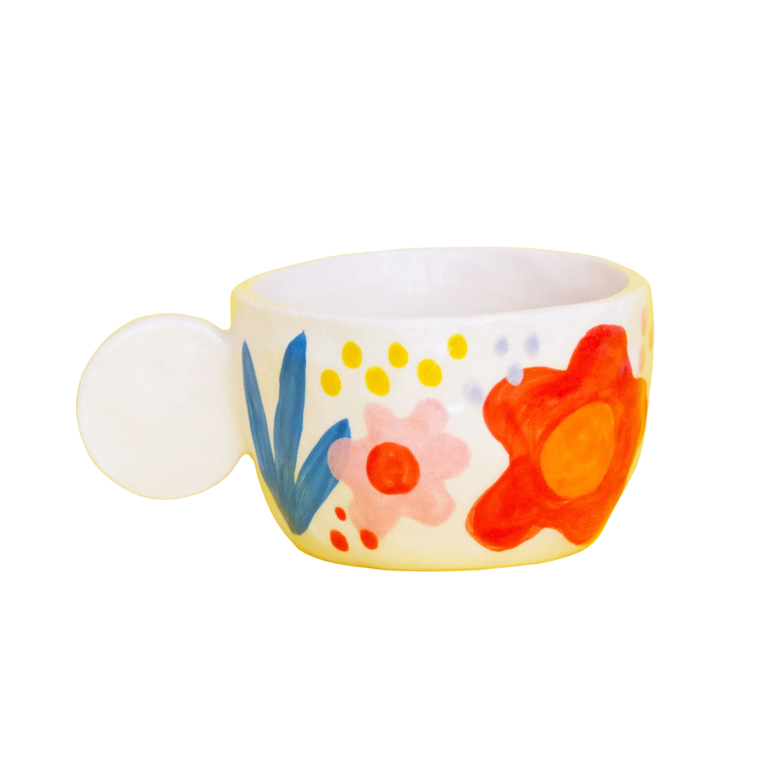 Ana Seixas Floral Ceramic Cup