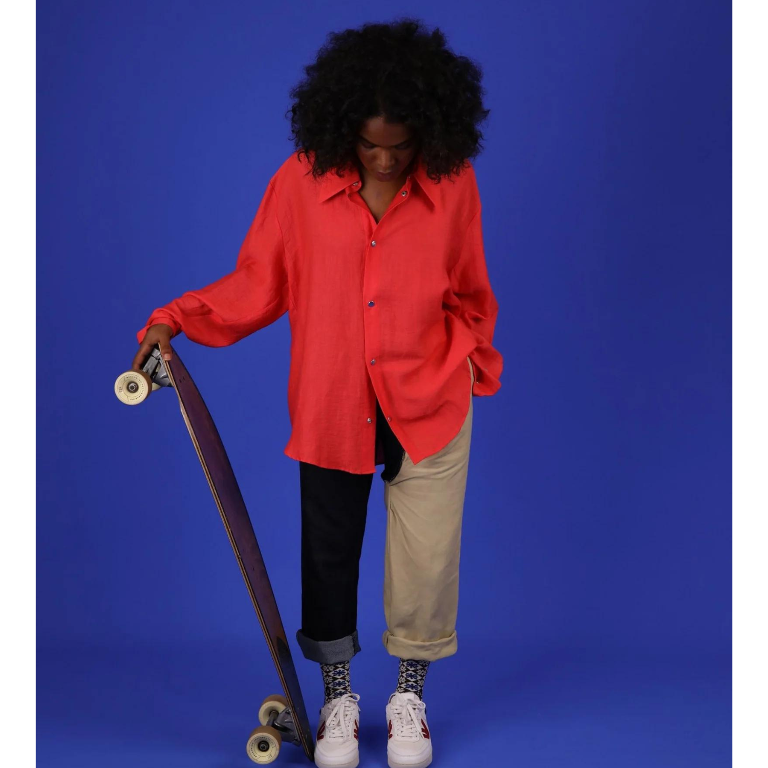 Sir Tile Stylized Floral Socks