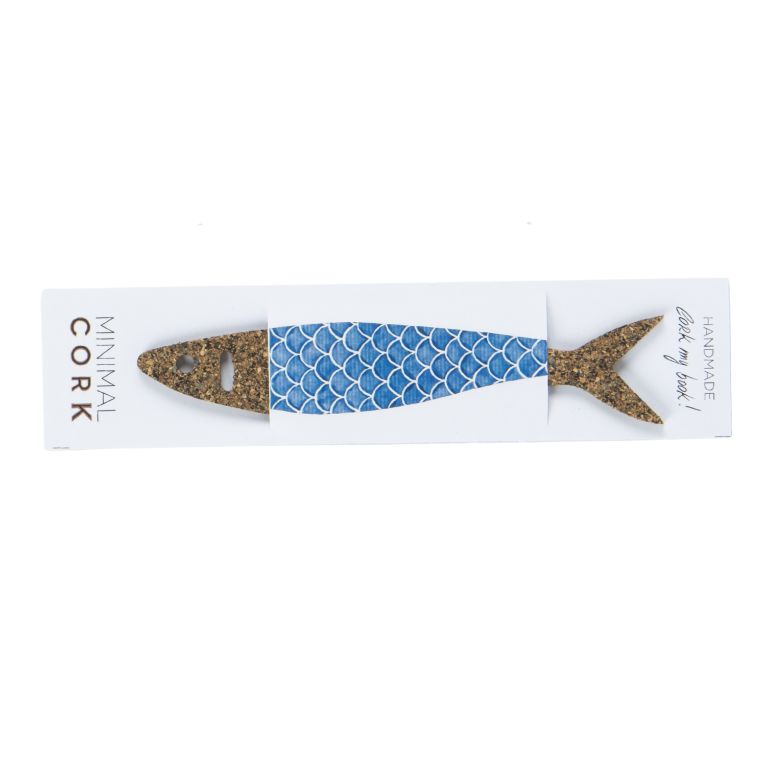Minimal Cork Sardine Bookmarker