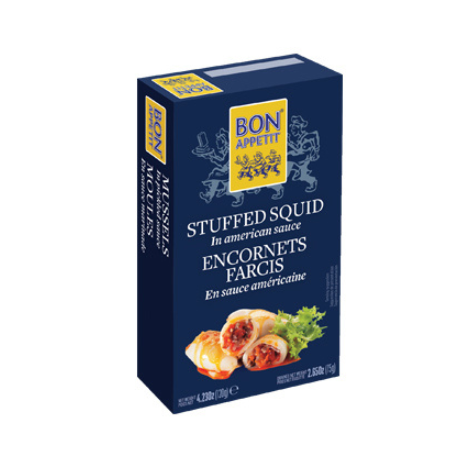 Bon Appetit Stuffed Squid in American Sauce