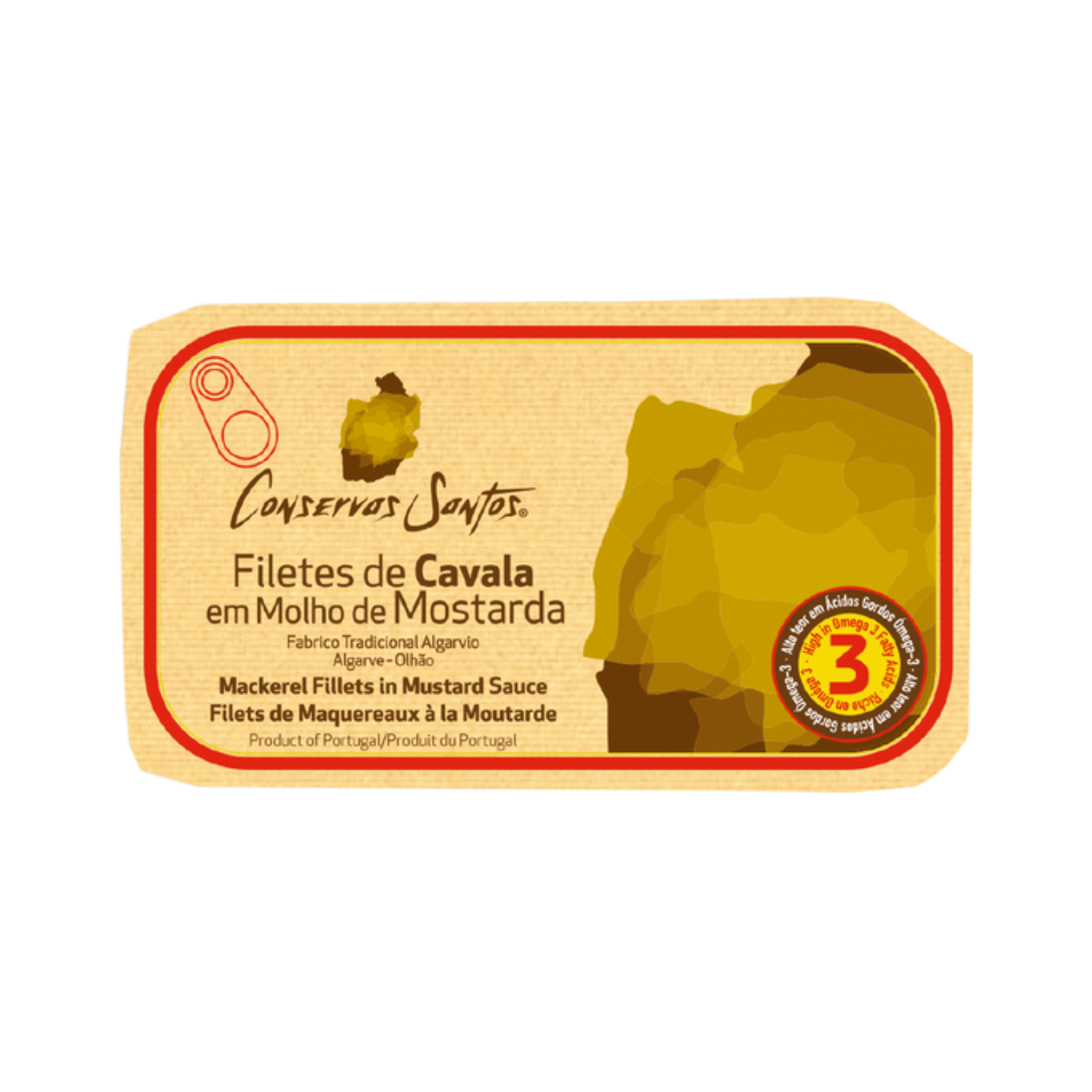 Conservas Santos Mackerel Fillets in Mustard Sauce