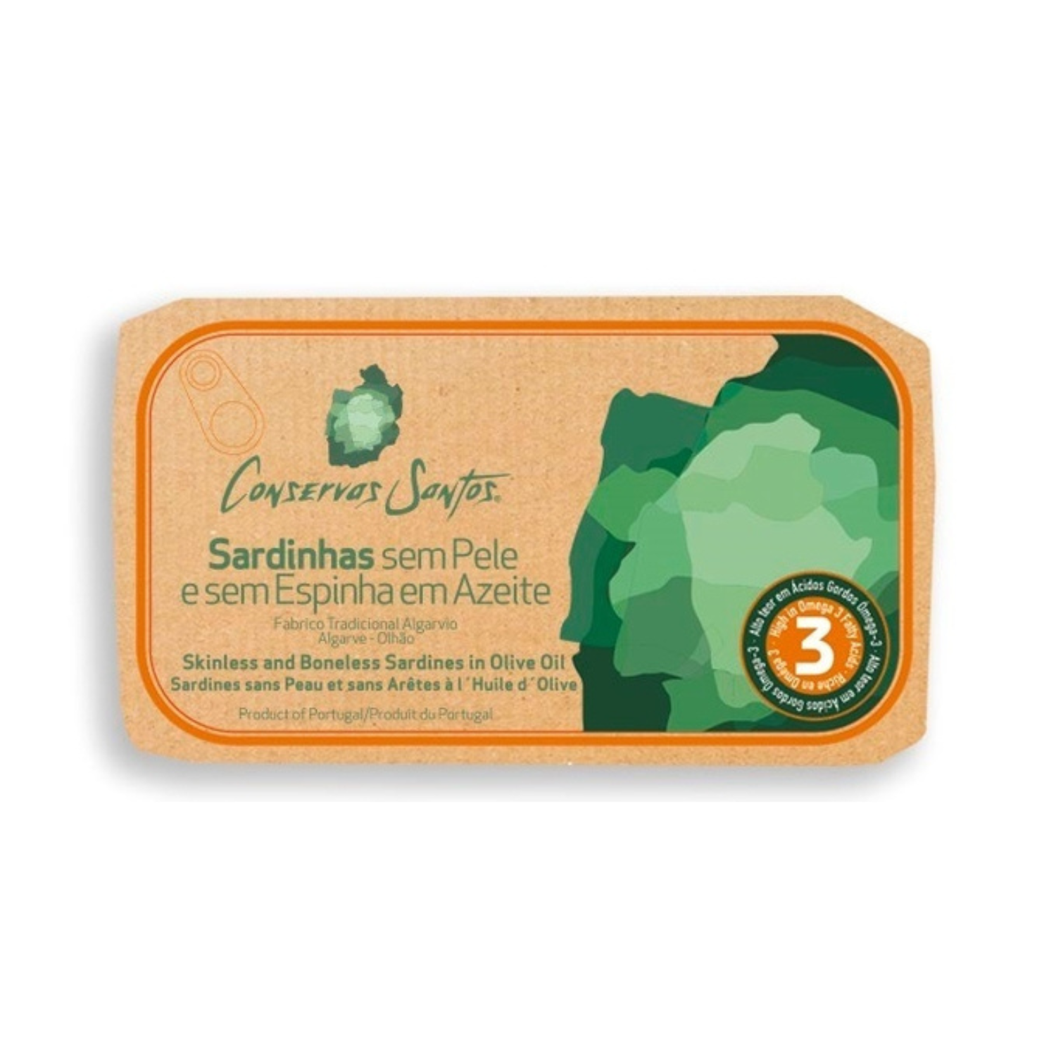 Conservas Santos Skinless and Boneless Sardines in Olive Oil