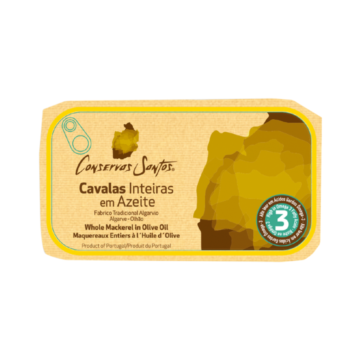 Conservas Santos Whole Mackerel in Olive Oil