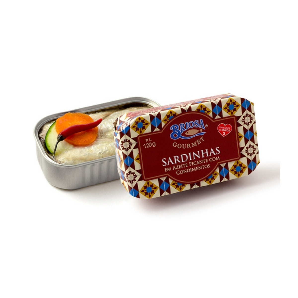 Briosa Gourmet Spiced Sardines Oil 120gr