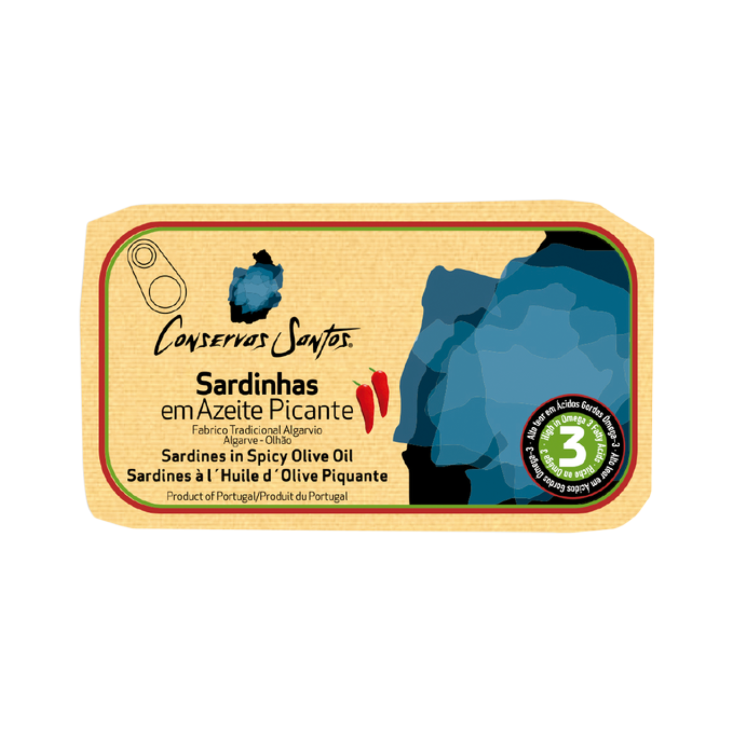 Conservas Santos Portuguese Sardines in Spicy Olive Oil