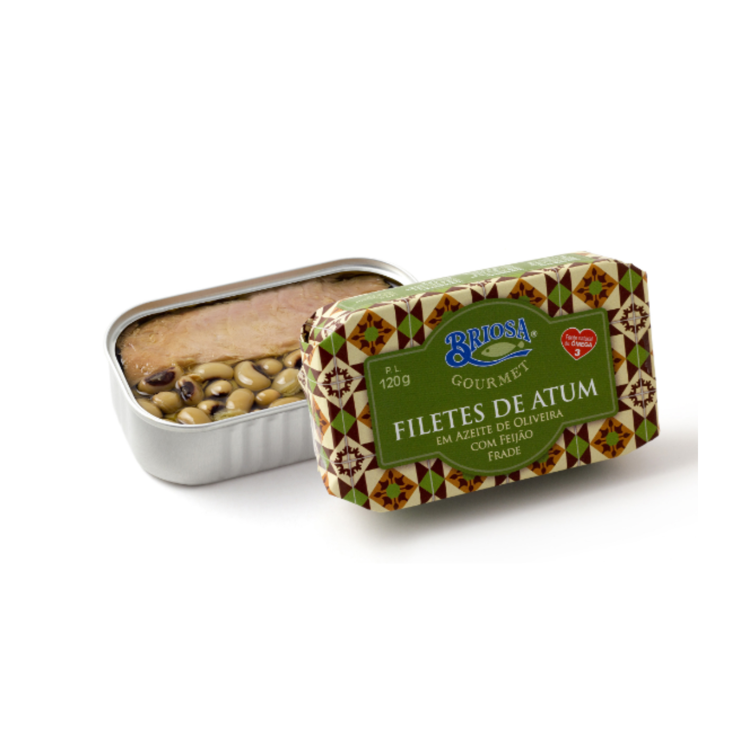 Briosa Gourmet Tuna Fillets in Olive Oil with Black Eyed Peas