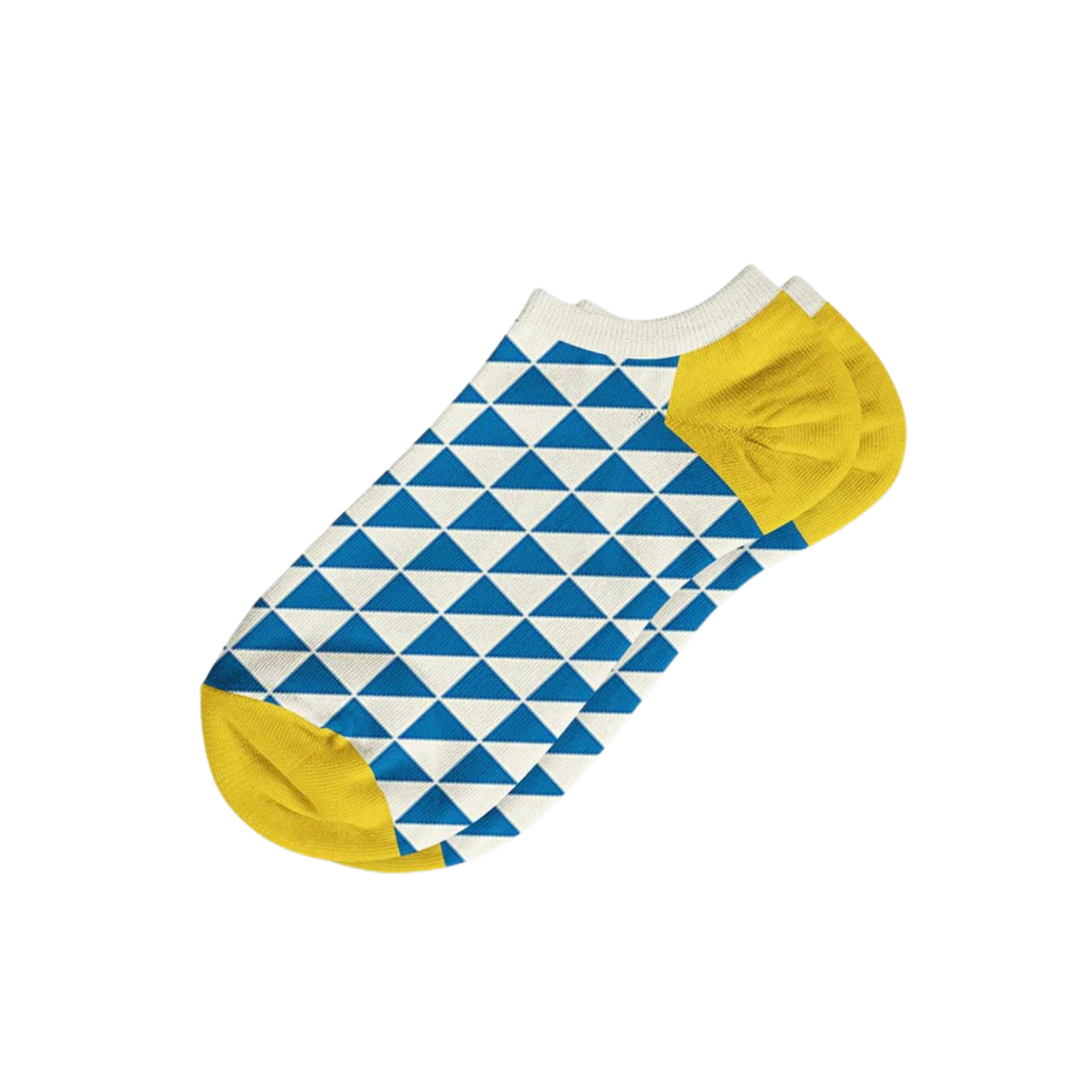 Sir Tile Blue Triangle Socks