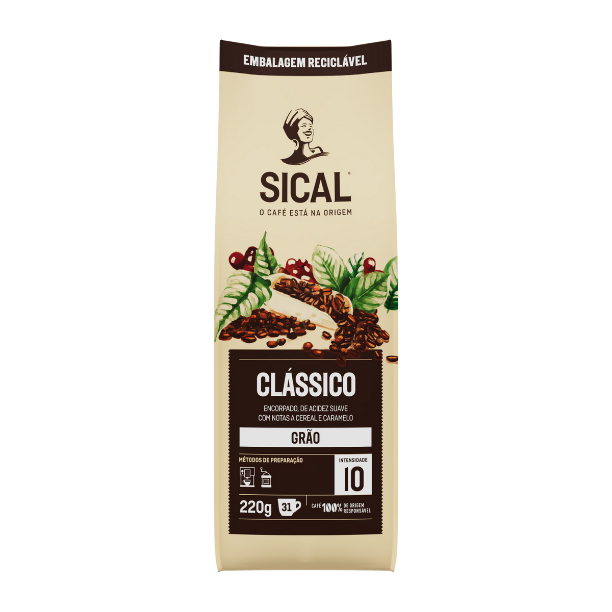 Sical Classic Whole Bean Portuguese Espresso