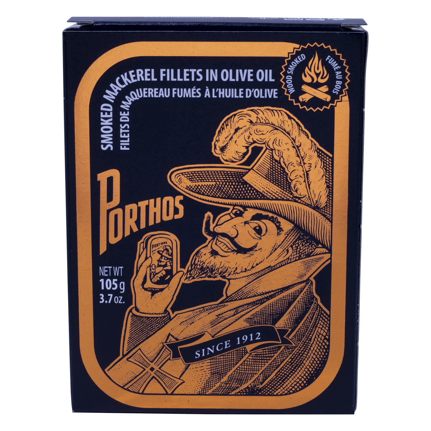 Porthos Smoked Mackerel Fillets in Olive Oil