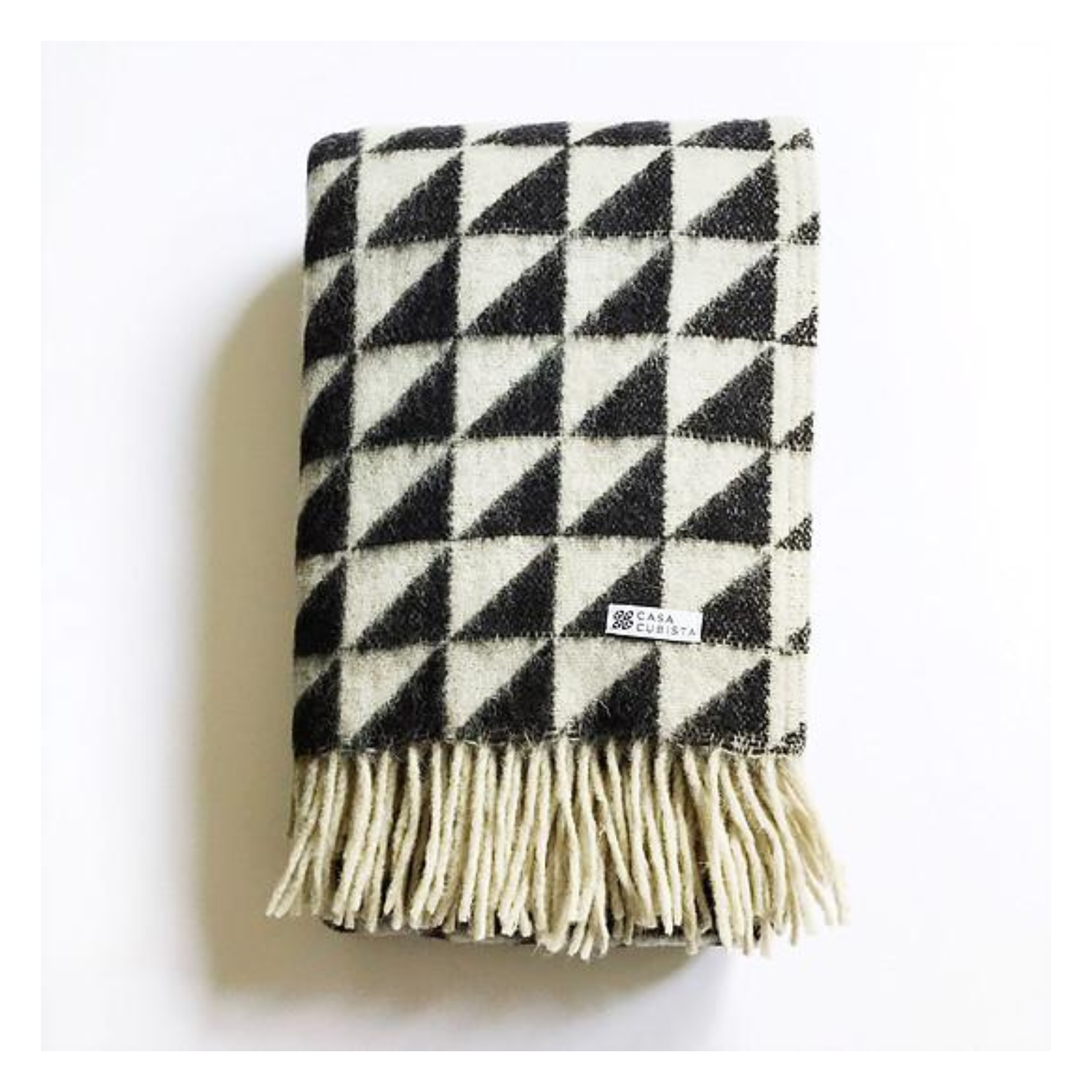 Casa Cubista Brushed Wool Blanket