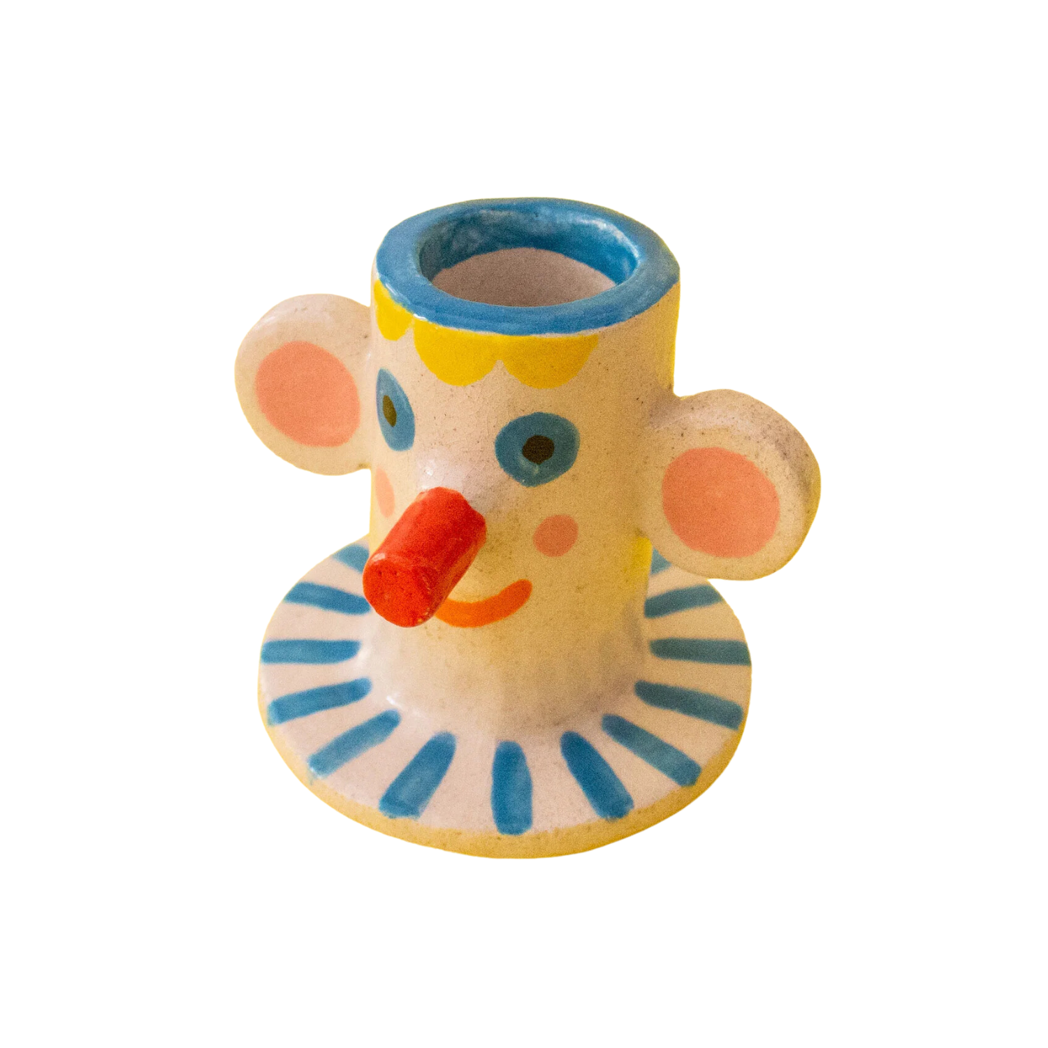 Ana Seixas Candle Holder - Happy Face