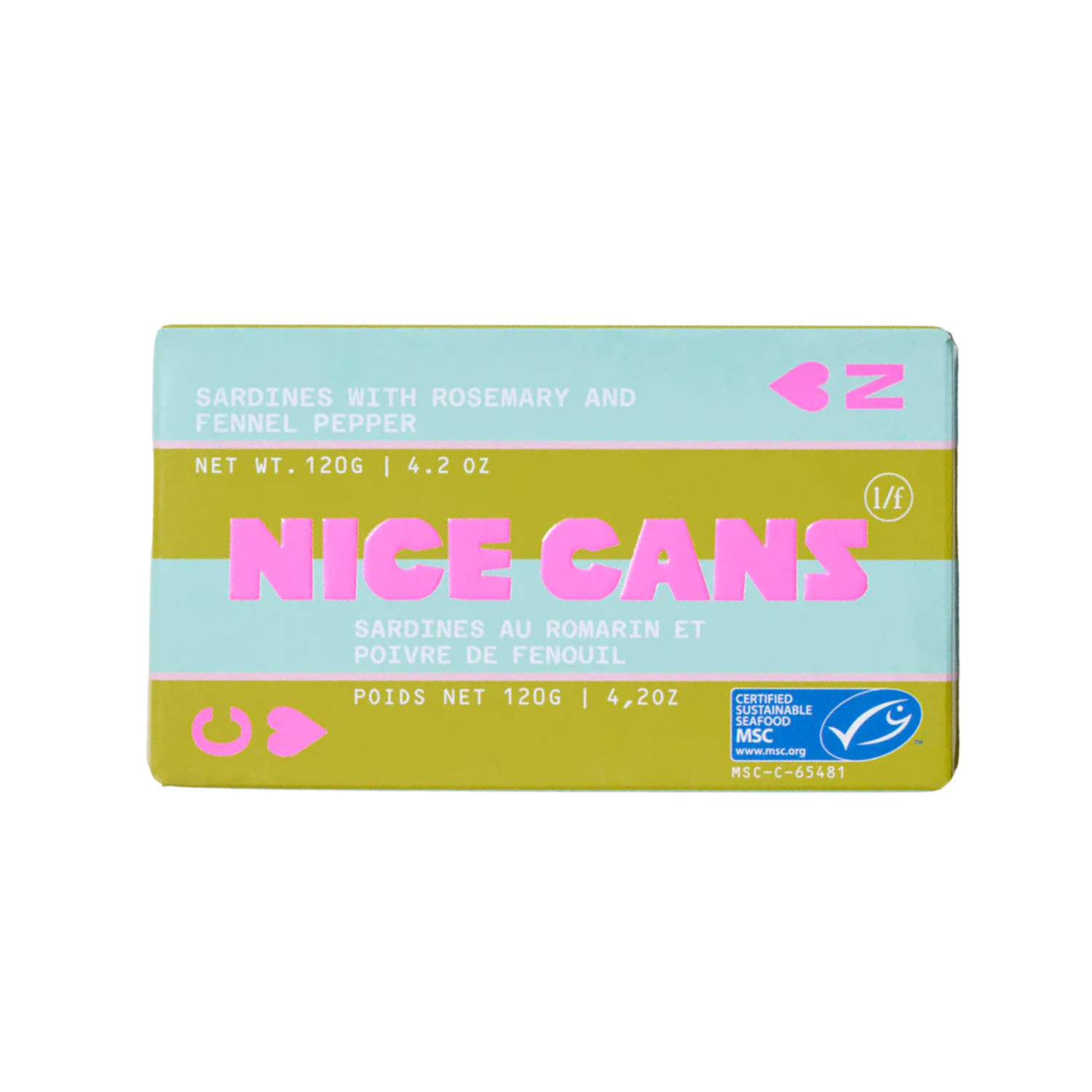 Nice Cans Sardines with Rosemary and Fennel Pepper