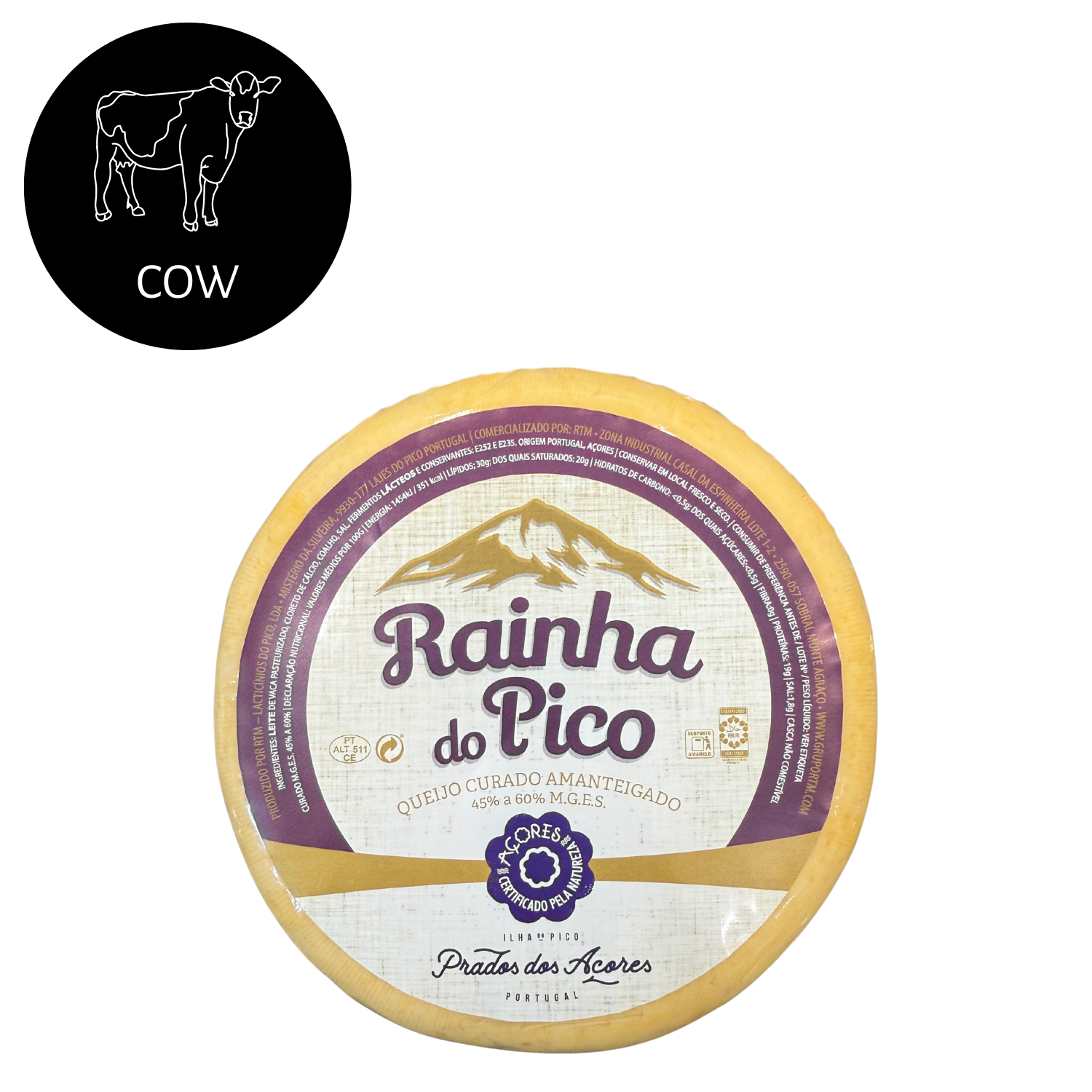 Rainha do Pico Cow Cheese