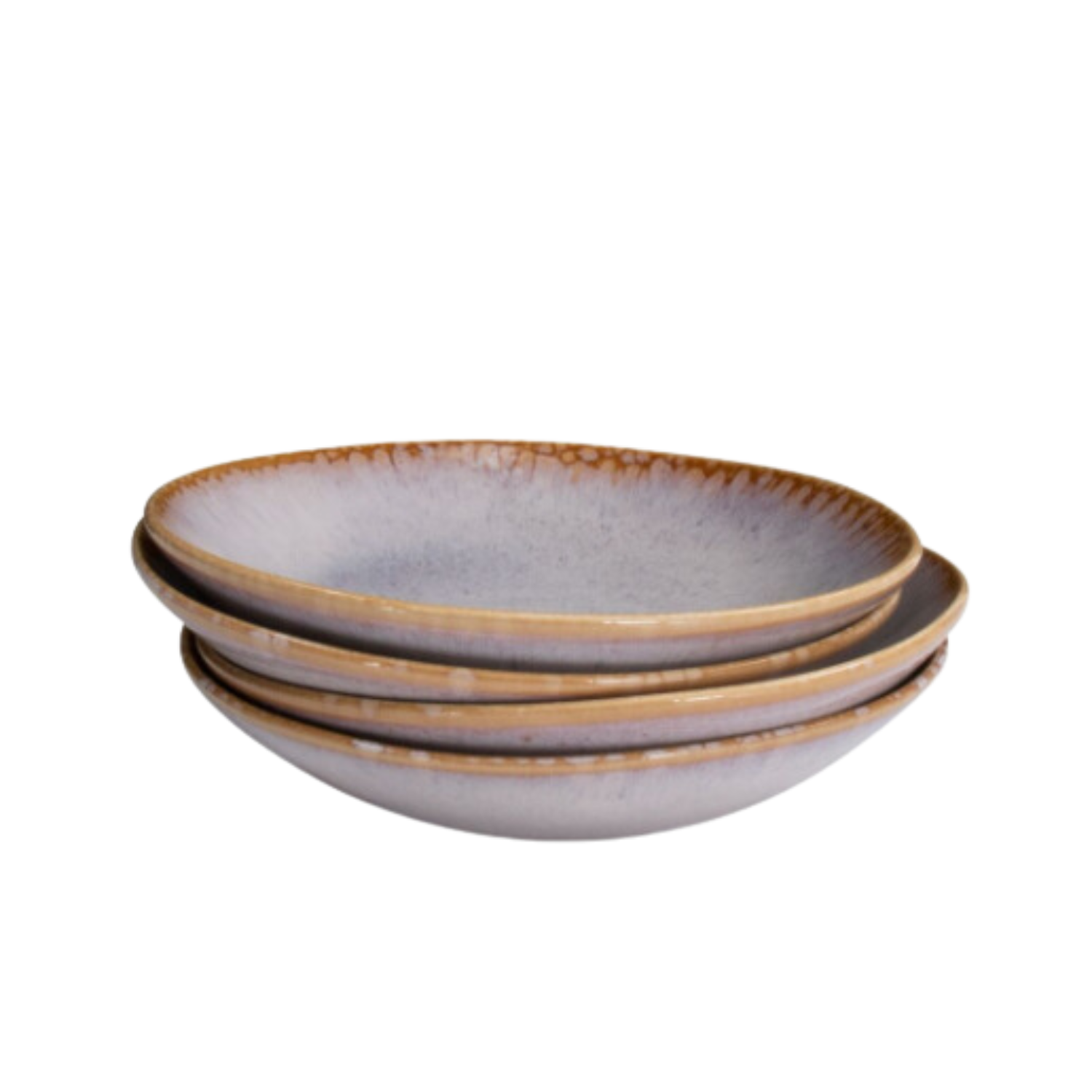 Terrafina Cream Amazônia Pasta/Soup Plate - Set of 4