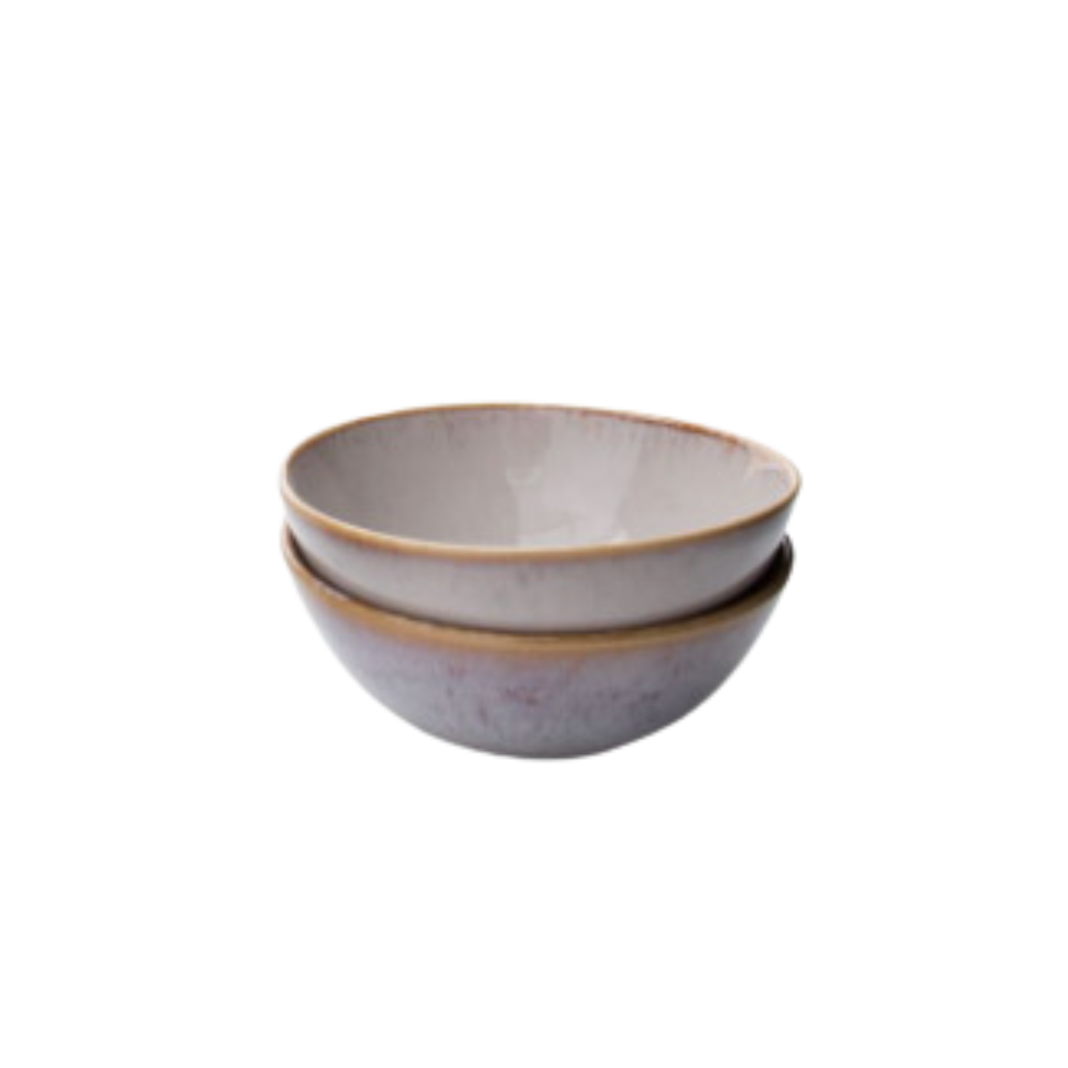 Terrafina Cream Amazônia Cereal Bowl - Set of 2