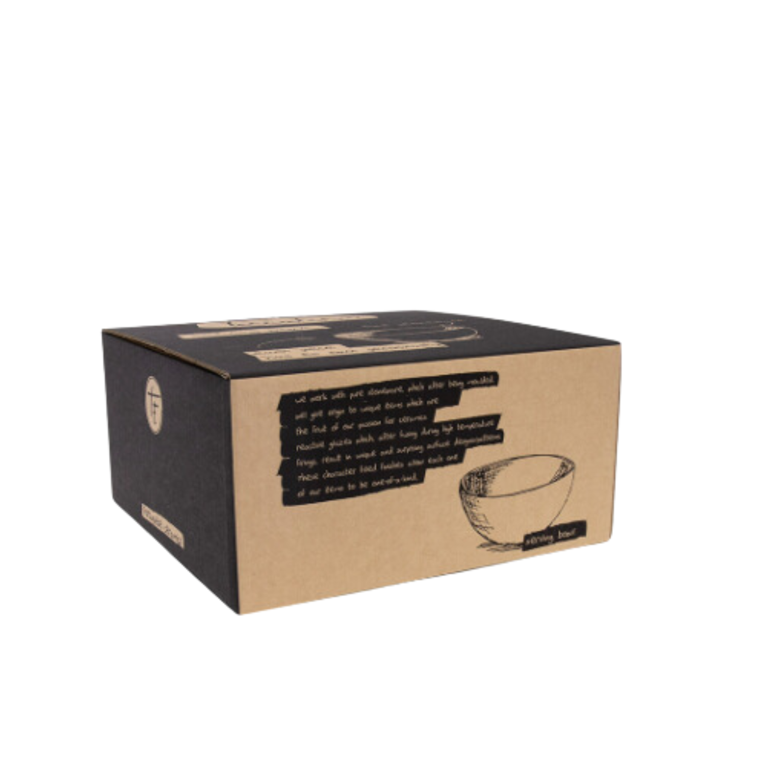 Terrafina Cream Amazônia Serving Bowl