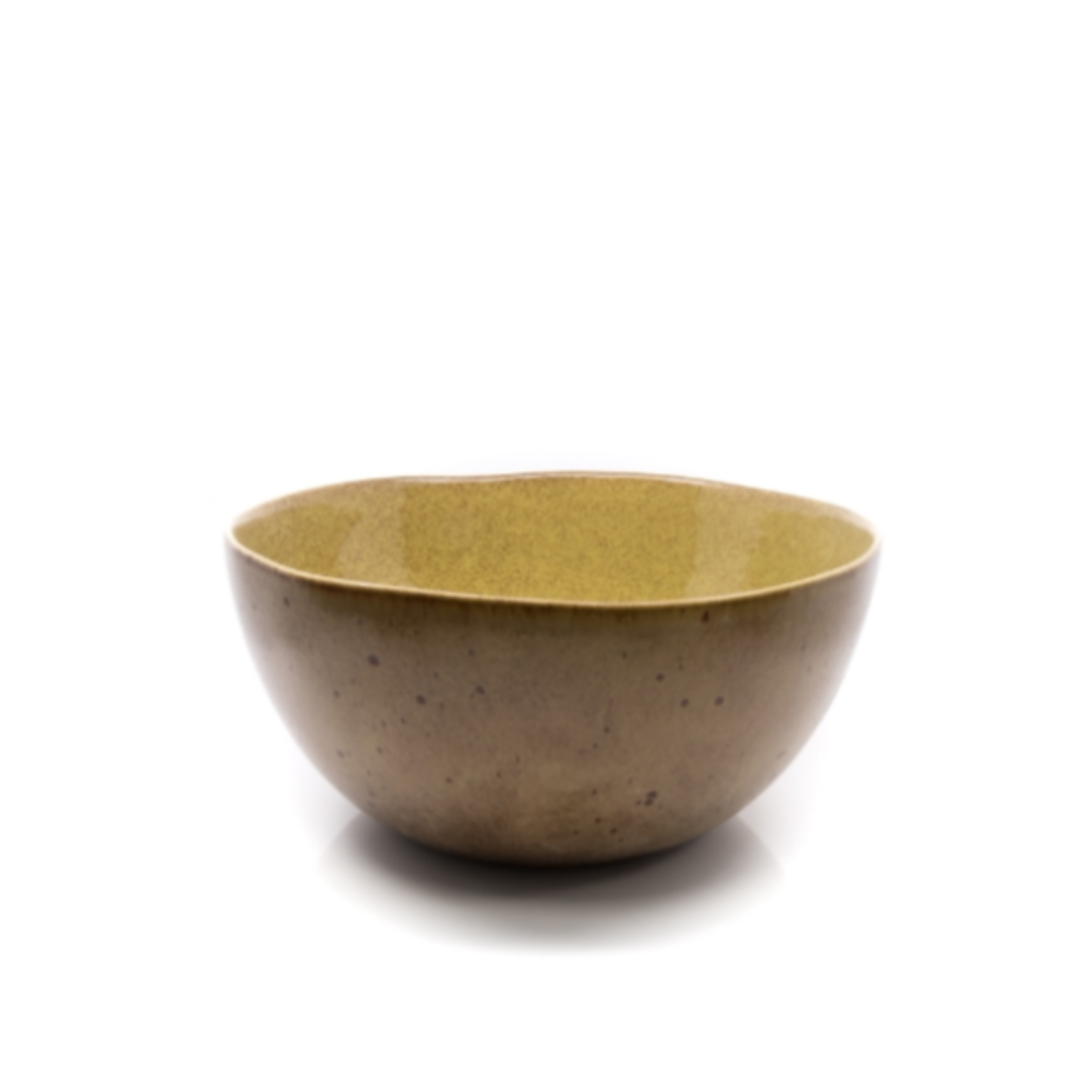 Terrafina Yellow Flower Seeds Serving Bowl