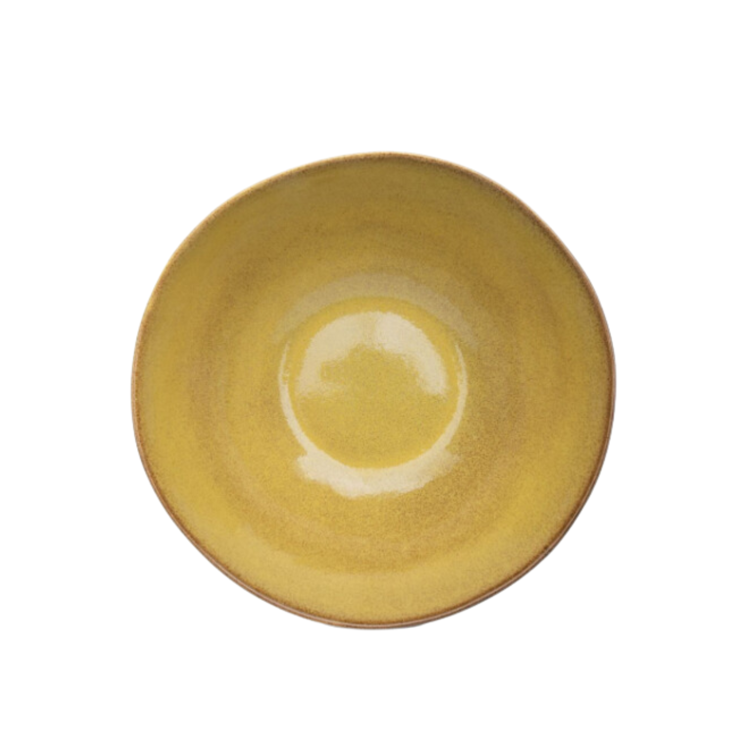 Terrafina Yellow Flower Seeds Serving Bowl