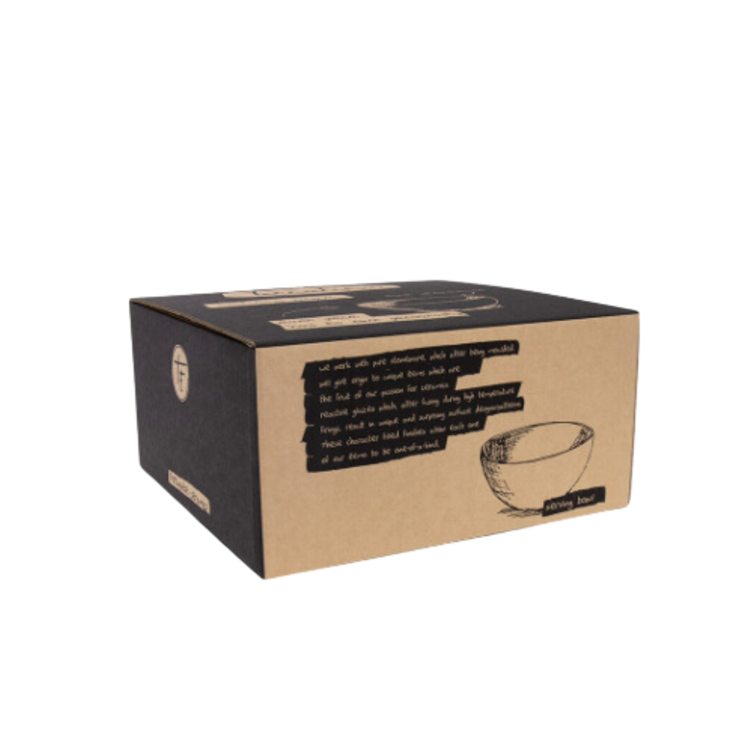 Terrafina Yellow Flower Seeds Serving Bowl