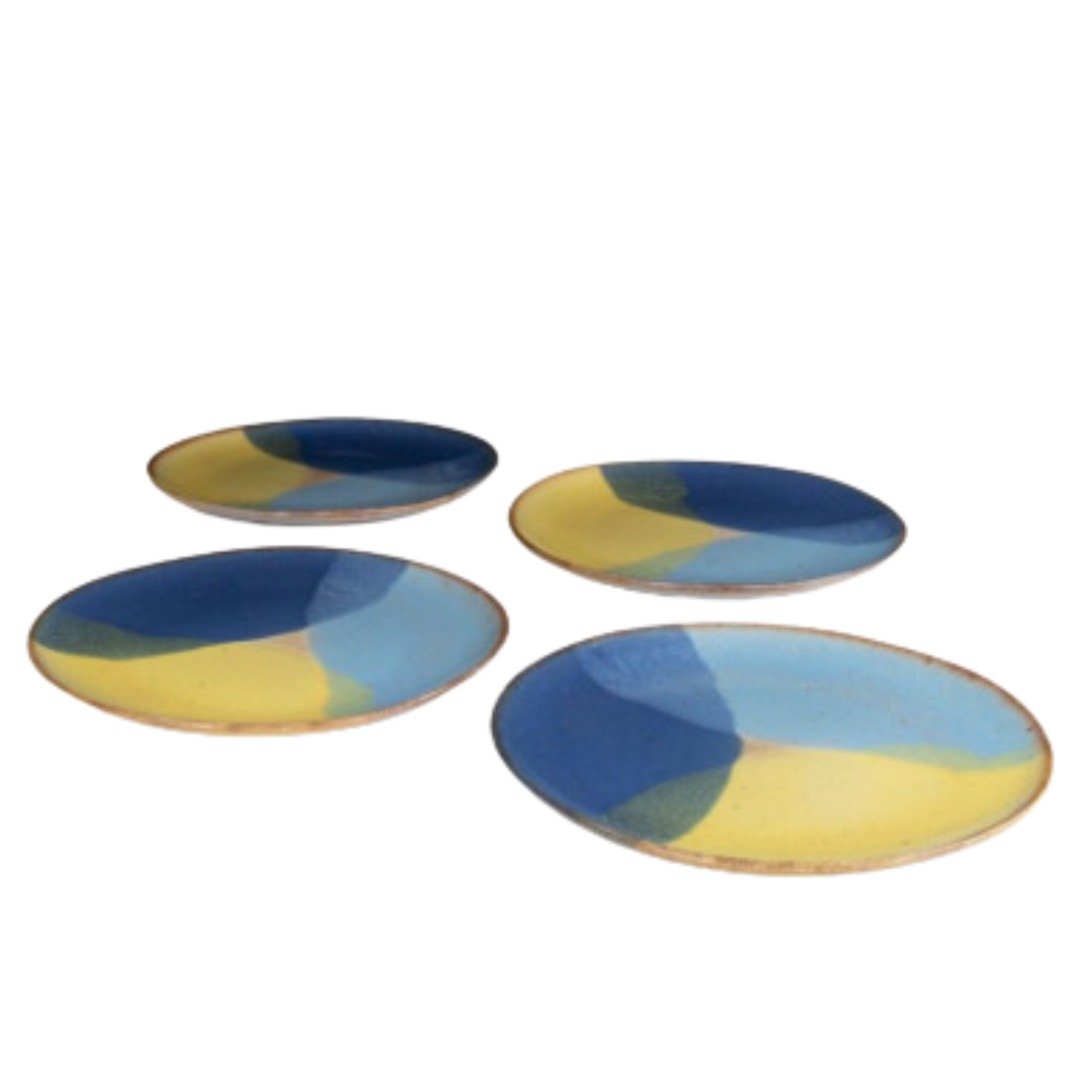Terrafina Corals Salad Plate - Set of 4