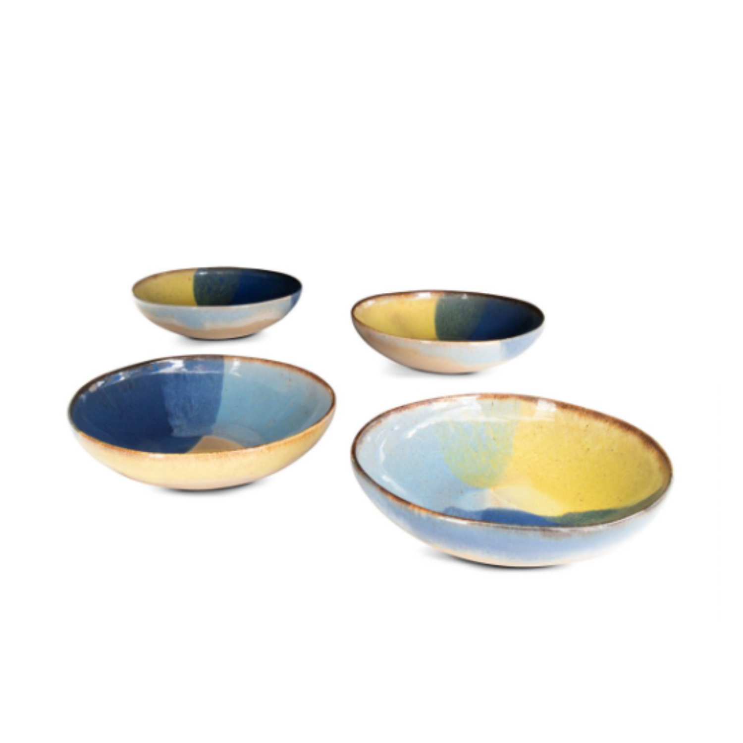 Terrafina Corals Pasta/Soup Plate - Set of 4