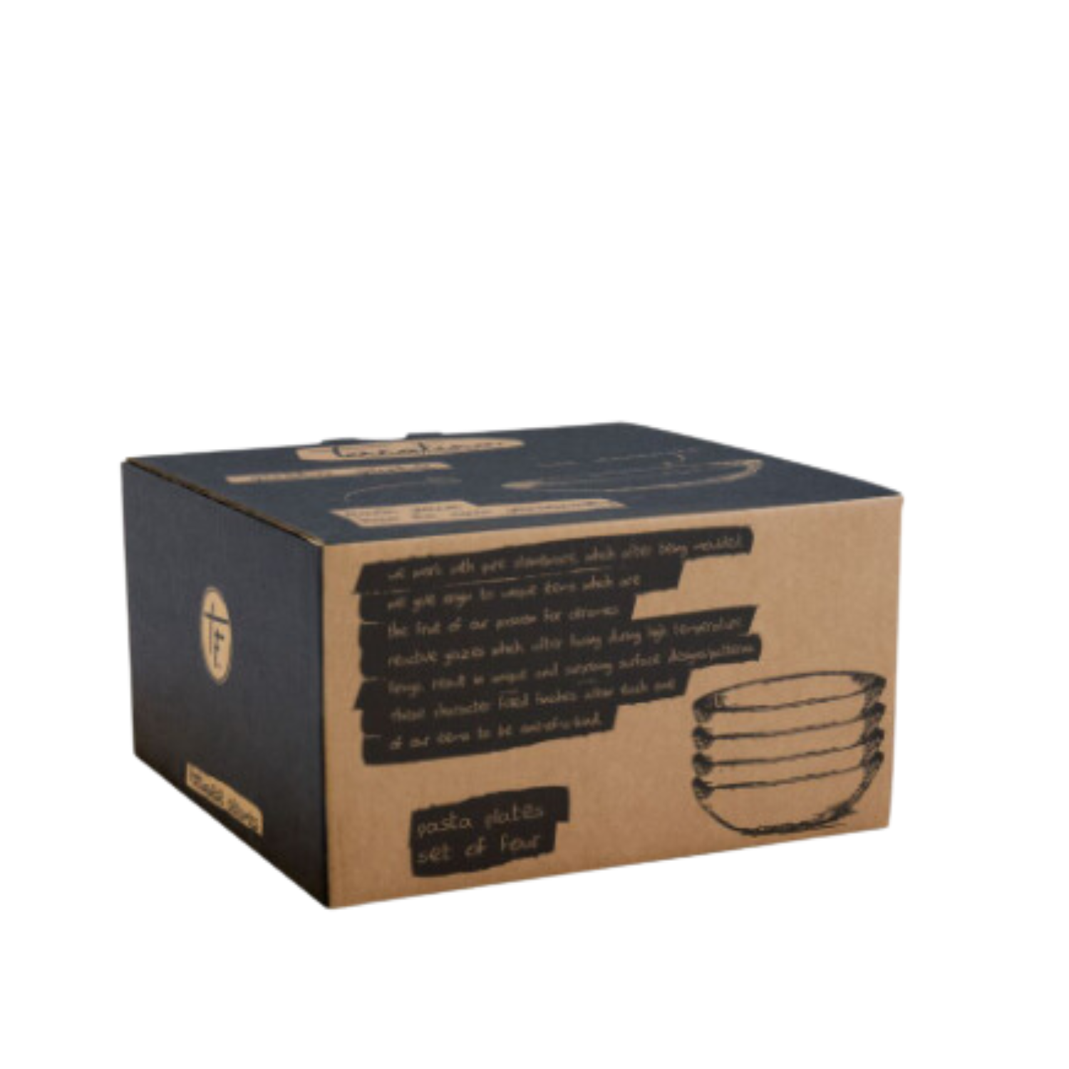 Terrafina Corals Pasta/Soup Plate - Set of 4