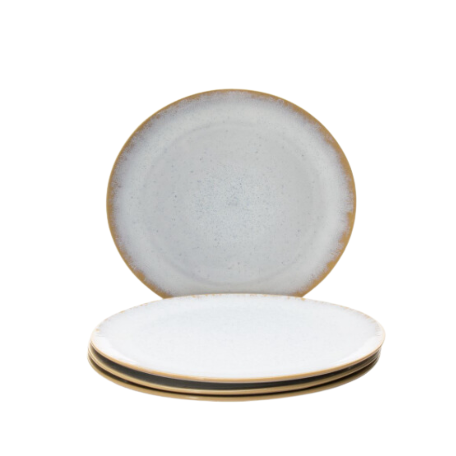 Terrafina White Amazonia Dinner Plate - Set of 4