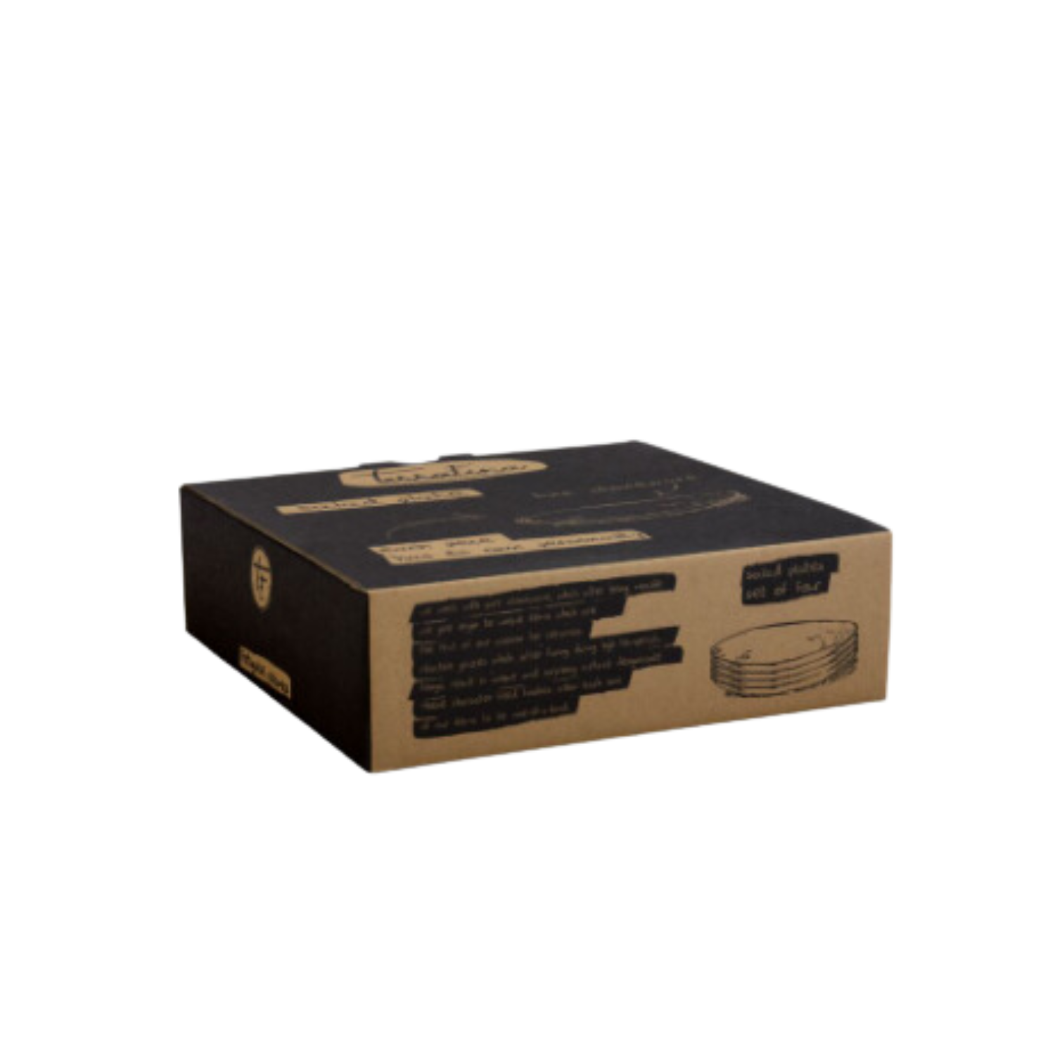 Terrafina White Amazonia Salad Plate - Set of 4