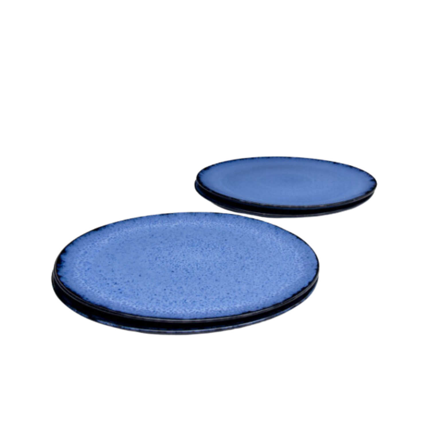 Terrafina Blue Amazonia Dinner Plate - Set of 4