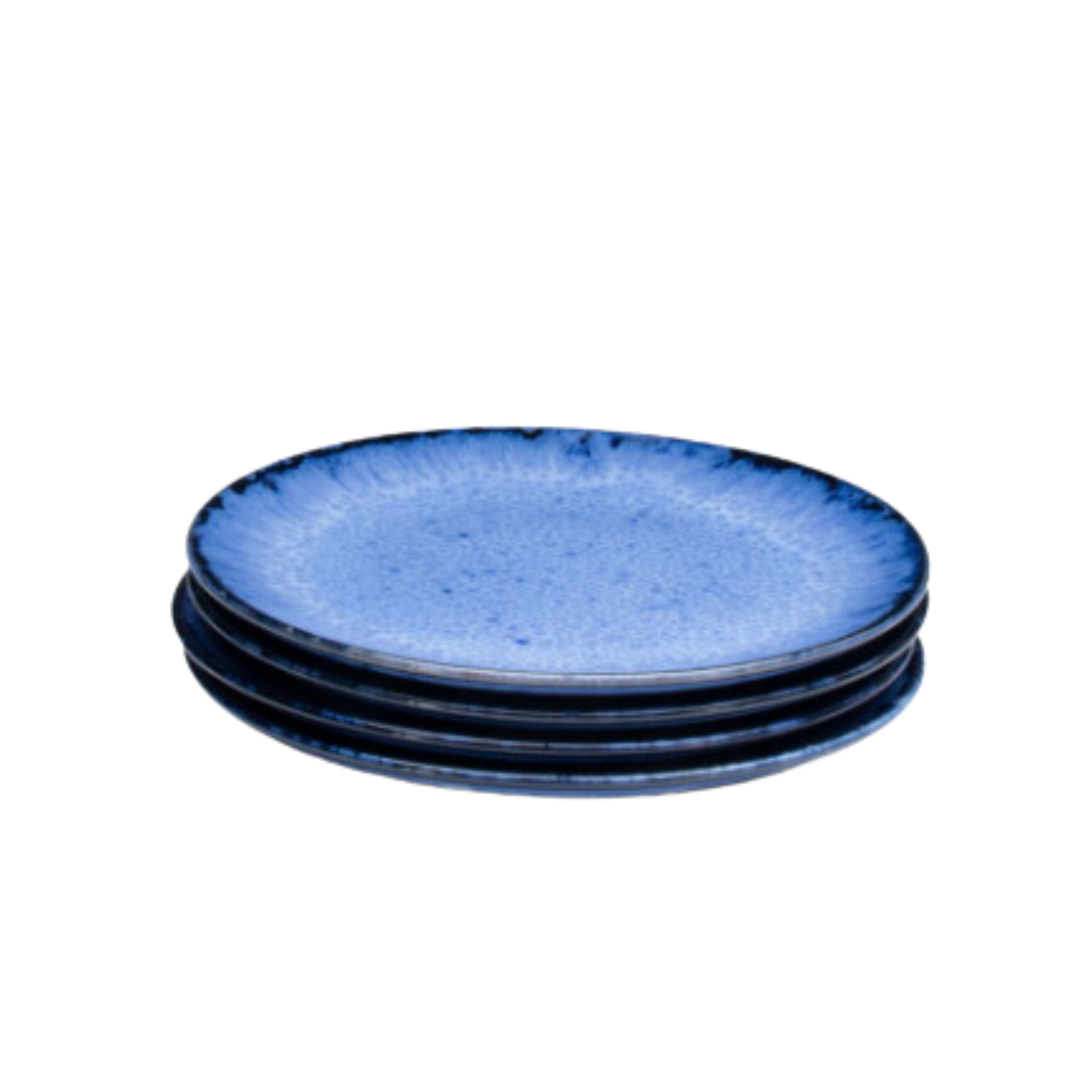 Terrafina Blue Amazonia Salad Plate - Set of 4