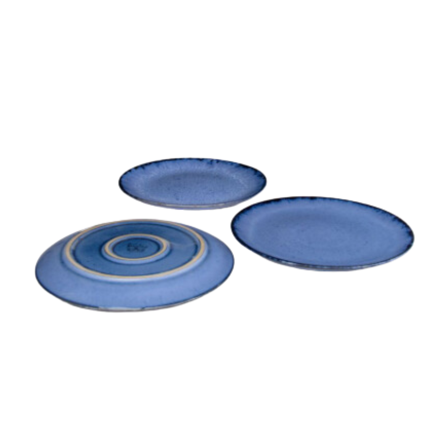 Terrafina Blue Amazonia Salad Plate - Set of 4