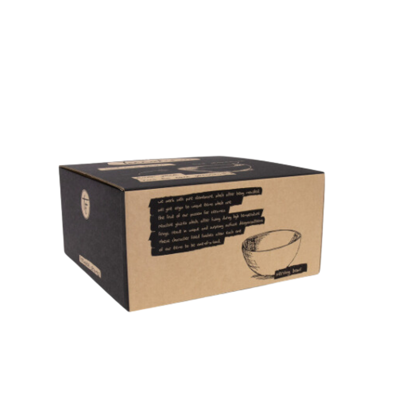 Terrafina Blue Amazonia Serving Bowl